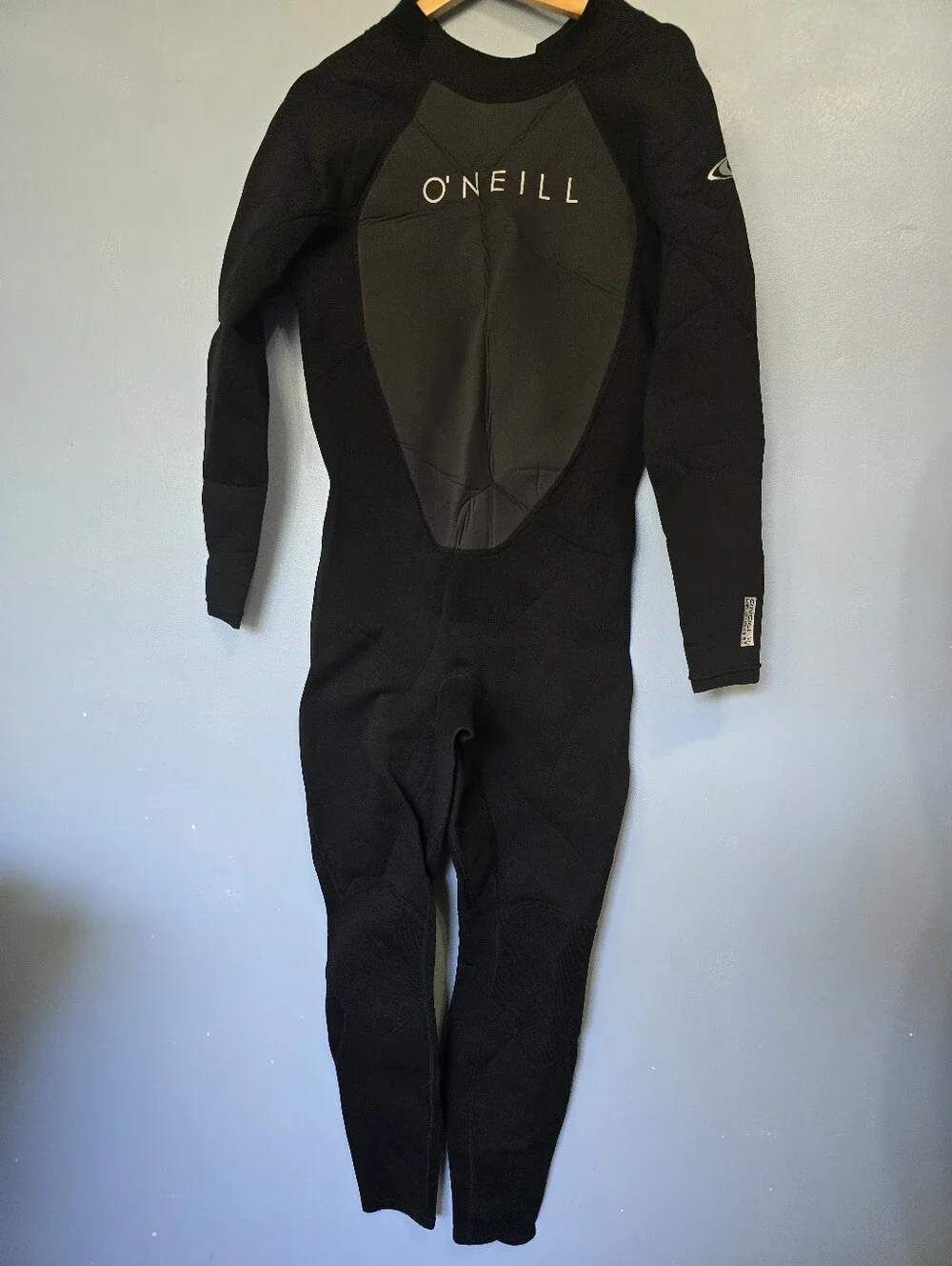 O'Neill Wetsuit Mens Black Reactor-2 3/2mm Back Zip Full Body Size LS